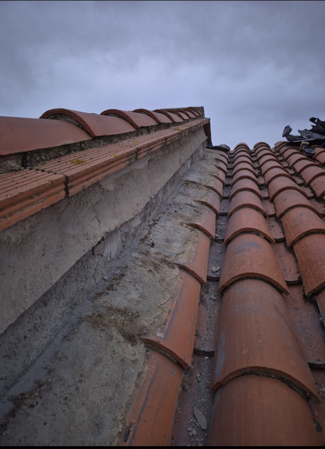 Recouvrement du Solin ciment 